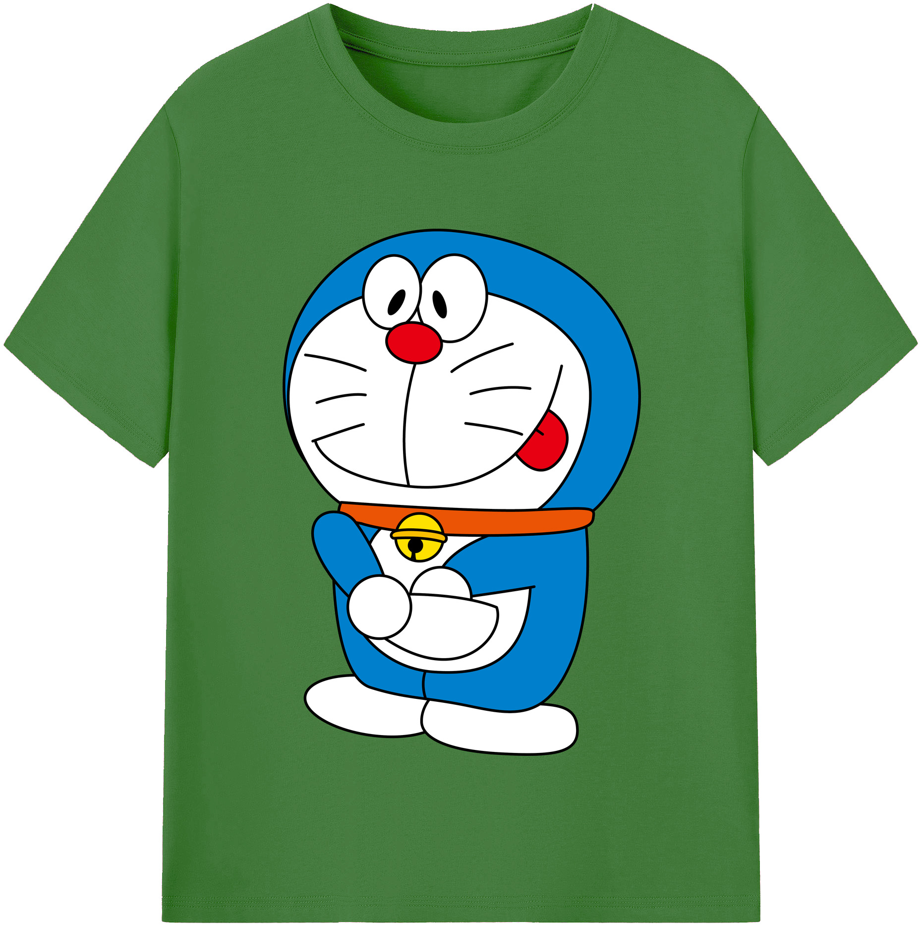 （画像用） ドラえもん Doraemon レディースカジュアルプリントTシャツ（綿100％）